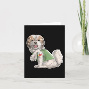 Shih Tzu I Love Mum Tattoo Dog Shirt Funny Mothers Card