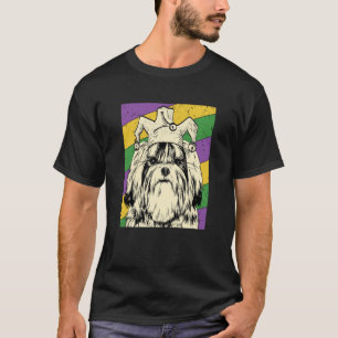 Shih Tzu Jester Mardi Gras Dog Mum or Dad T-Shirt