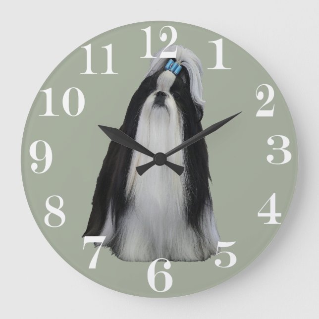 SHIH TZU LARGE CLOCK (Front)