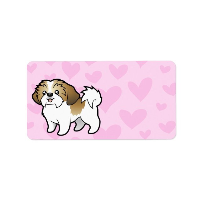 Shih Tzu Love (puppy cut) Label (Front)