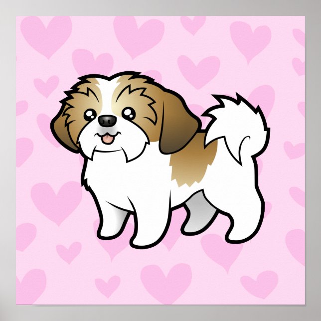 Shih Tzu Love (puppy cut) Poster (Front)