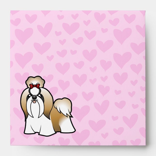 Shih Tzu Love (show cut) Envelopes (Front)
