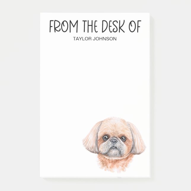Shih Tzu Lover Post-it Notes (Front)