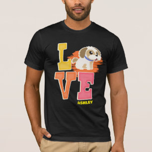 Shih tzu lovers cute colour T-Shirt