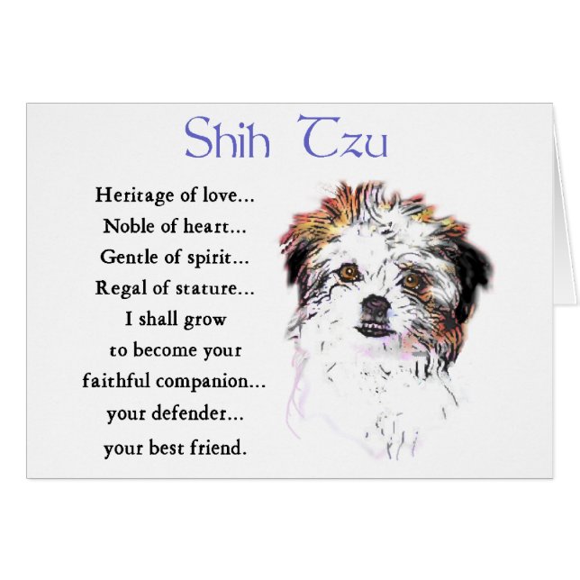 Shih Tzu Lovers Gifts (Front Horizontal)