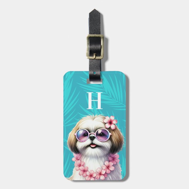 Shih Tzu Luggage Tag (Front Vertical)