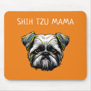 Shih Tzu Mama Mouse Pad