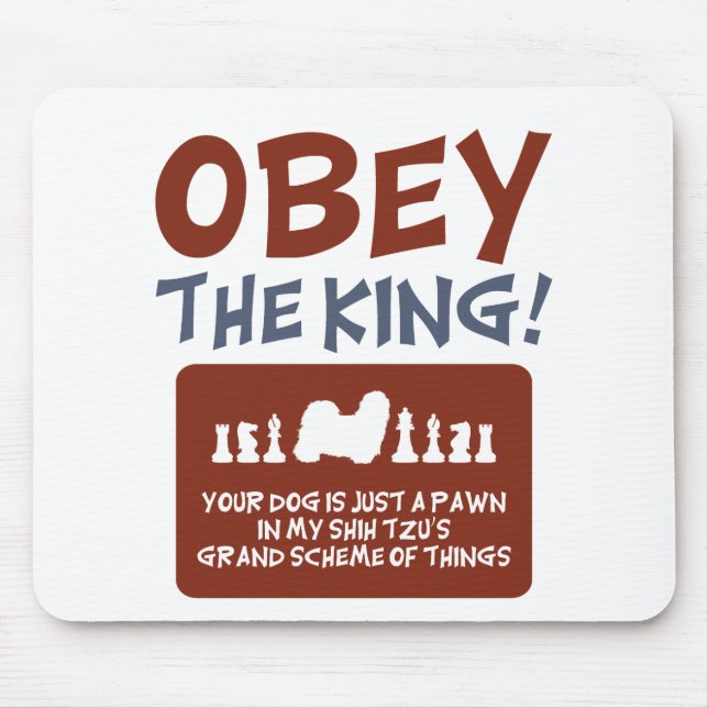 Shih Tzu Mouse Pad (Front)