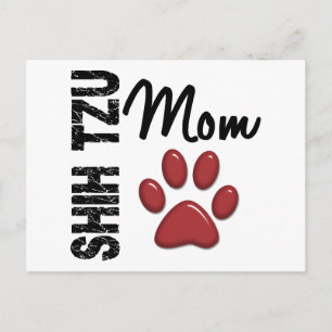Shih Tzu Mum 2 Postcard