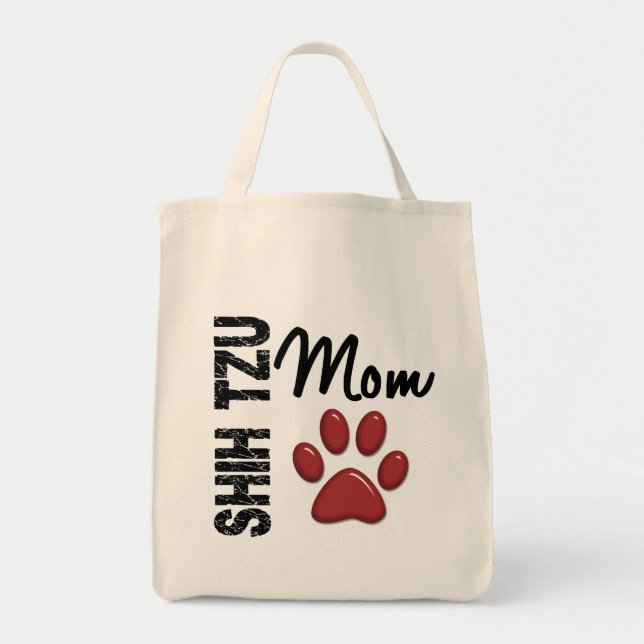 Shih Tzu Mum 2 Tote Bag (Front)