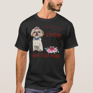 Shih Tzu Mum    And Face Mask      T-Shirt