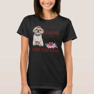 Shih Tzu Mum    And Face Mask      T-Shirt