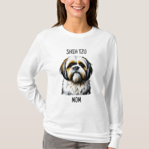 Shih Tzu Mum Dog Lovers T-Shirt