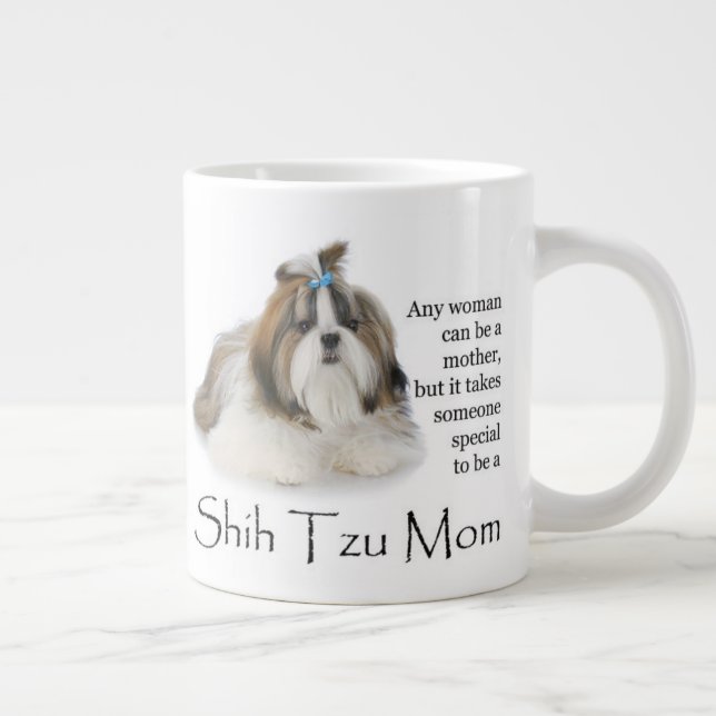 Shih Tzu Mum Jumbo Mug (Right)