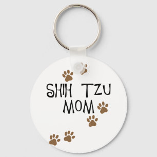 Shih Tzu Mum Key Ring