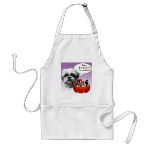 Shih Tzu (natural) Halloween Candy Standard Apron