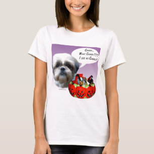 Shih Tzu (natural) Halloween Candy T-Shirt