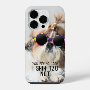 Shih Tzu Not fun cute dog lovers Custom Photo text iPhone 14 Pro Case