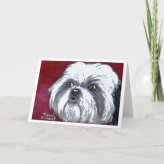 Shih Tzu Notecard