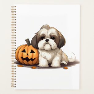 Shih Tzu on the theme of halloween Day Planner