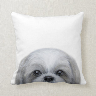Shih Tzu Original by miart Cushion