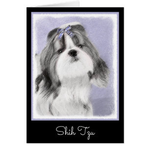 Shih Tzu Painting - Cute Original Dog Art