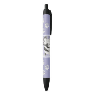 Shih Tzu Painting - Cute Original Dog Art Black Ink Pen