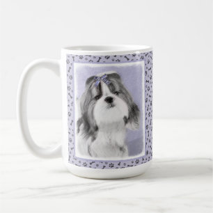 Shih Tzu Painting - Cute Original Dog Art Coffee Mug