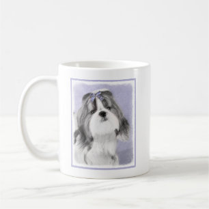 Shih Tzu Painting - Cute Original Dog Art Coffee Mug