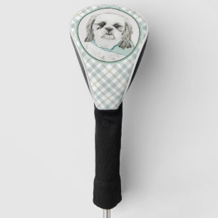 Shih Tzu Painting - Cute Original Dog Art Golf Head Cover