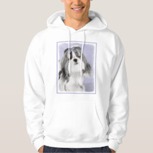 Shih Tzu Painting - Cute Original Dog Art Hoodie