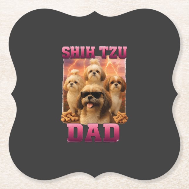 Shih Tzu    Paper Coaster (Front)