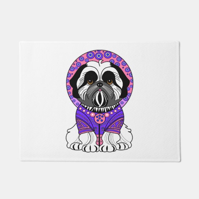 Shih Tzu Princess Doormat (Front)