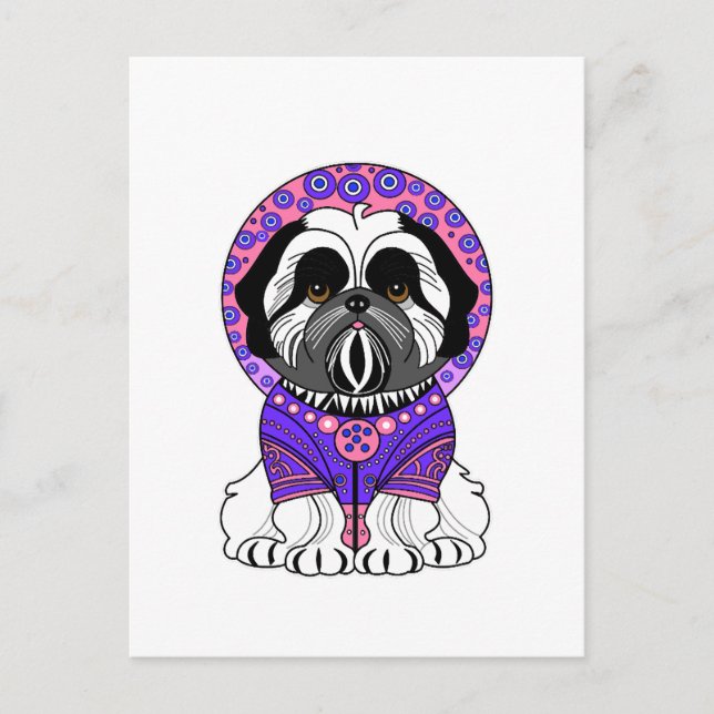 Shih Tzu Princess Postcard (Front)