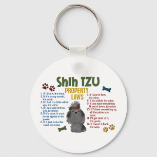 Shih Tzu Property Laws 4 Key Ring