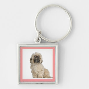 Shih Tzu Puppy Dog Custom Keychain