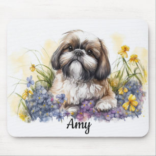 Shih Tzu Puppy Mouse Pad