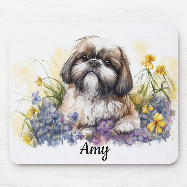 Shih Tzu Puppy  Mouse Pad (Front)