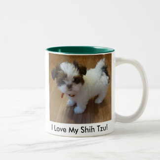Shih Tzu Puppy Photo Mug Large 15 oz