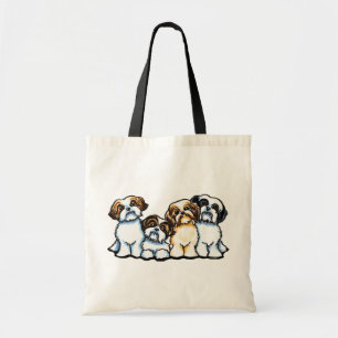 Shih Tzu Quartet Tote Bag
