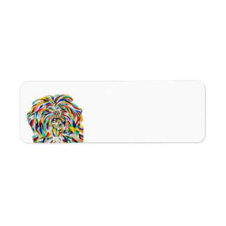 Shih Tzu Return Address Label