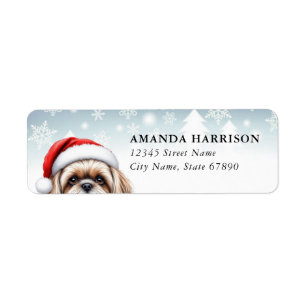 Shih Tzu Return Address Labels