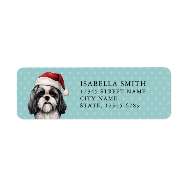 Shih Tzu Return Address Labels (Front)