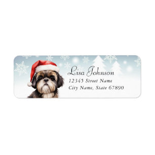 Shih Tzu Return Address Labels