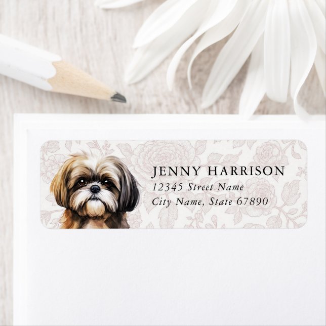 Shih Tzu Return Address Labels (Insitu)