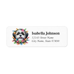 Shih Tzu Return Address Labels