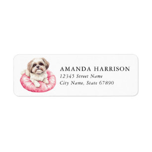 Shih Tzu Return Address Labels