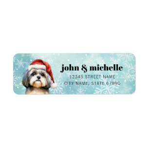 Shih Tzu Return Address Labels