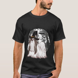 Shih Tzu Scary Witch Hat Bat Halloween For Dog Own T-Shirt