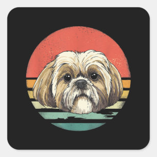 Shih Tzu Shih Tzu Dog Breed Lover Gift Square Sticker